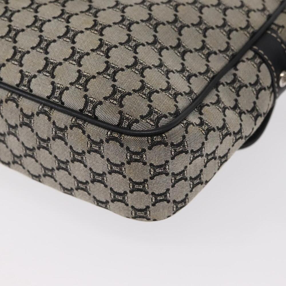 CELINE Macadam Canvas Shoulder Bag Gray Silver Auth ep11913 - Picture 16 of 16